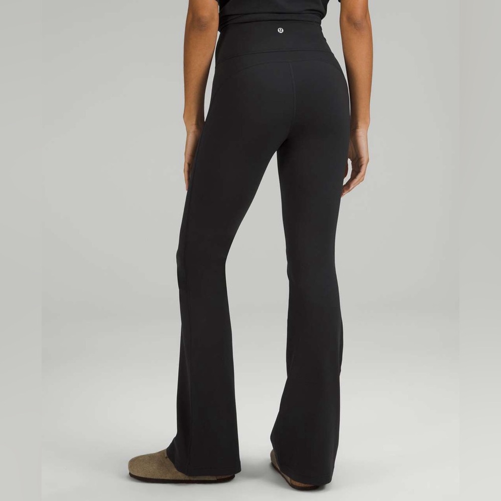 Lululemon Groove Pant Flare Super High-Rise *Nulu Black